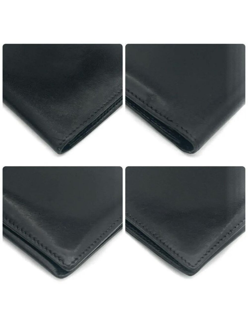 Hermes Bearn Classic Box Calf Black Wallet - Picture 6 of 10